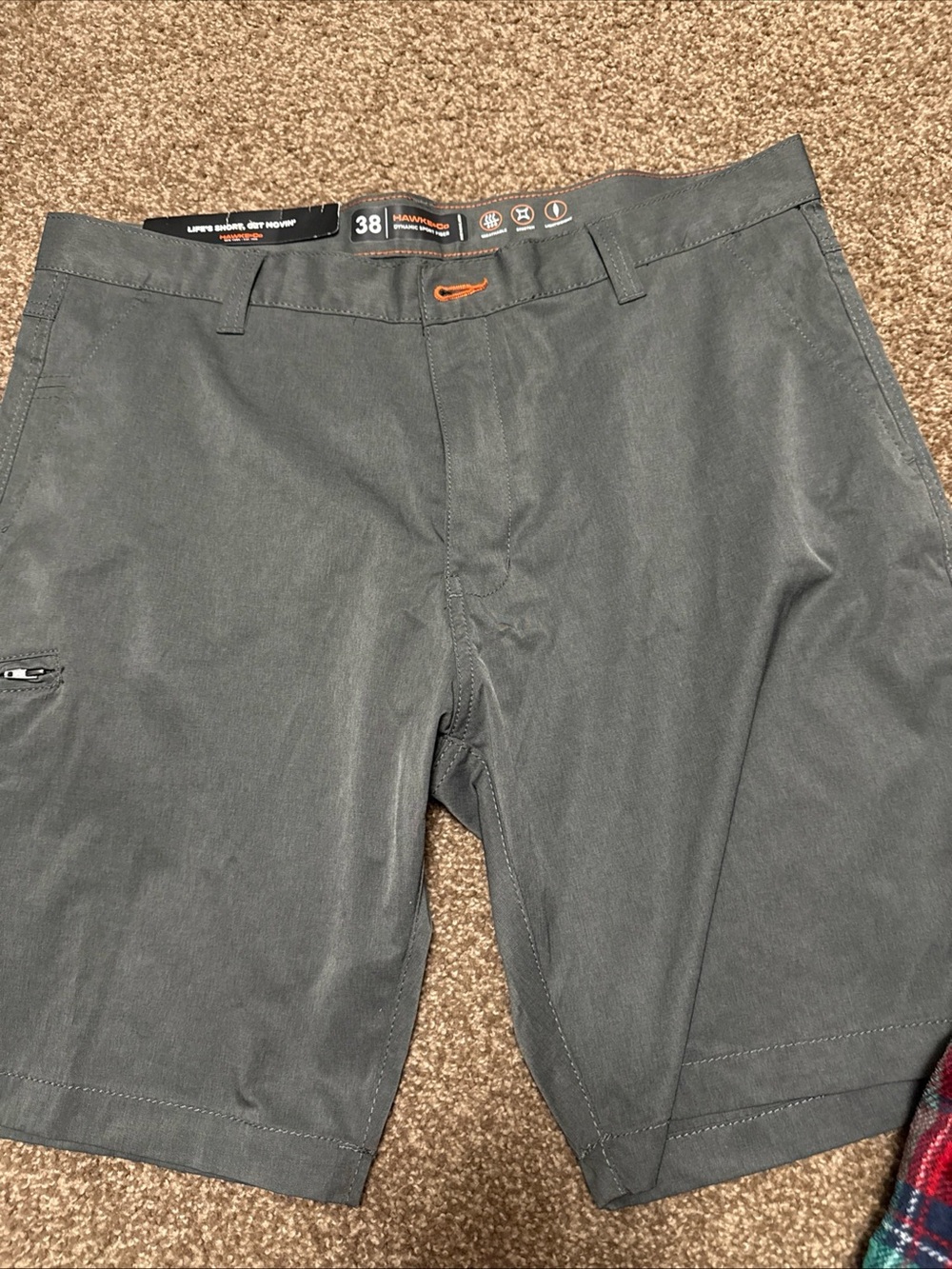 Men's Gray Cargo Shorts - Casual Utility Style